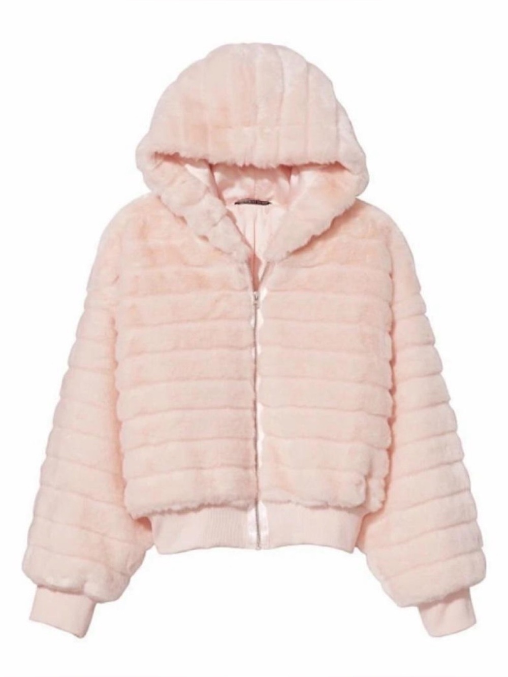 HTF Victoria’s Secret faux fur bubble jacket